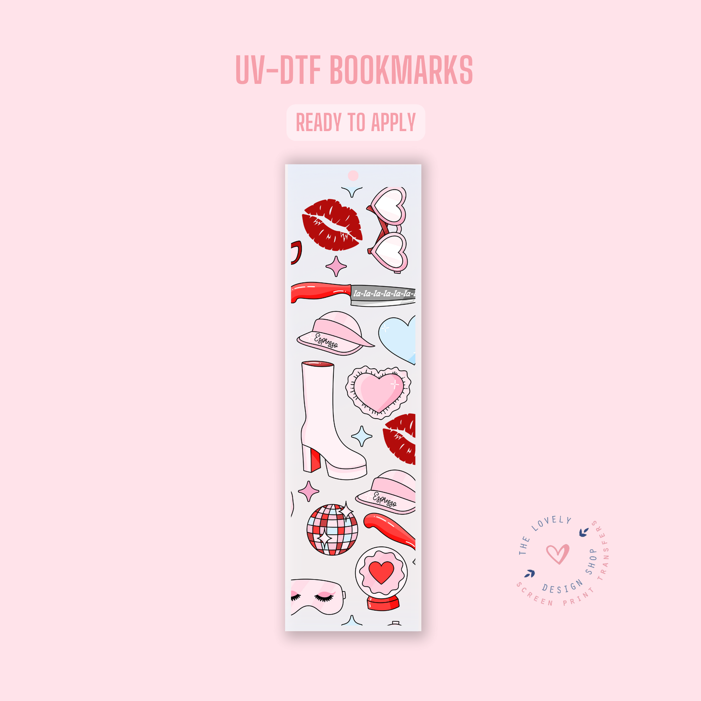 Sabrina - UV DTF Bookmark Decal - Oct 21