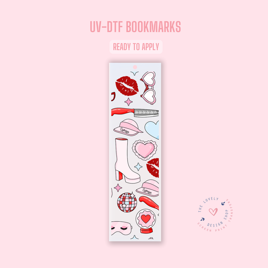 Sabrina - UV DTF Bookmark Decal - Oct 21