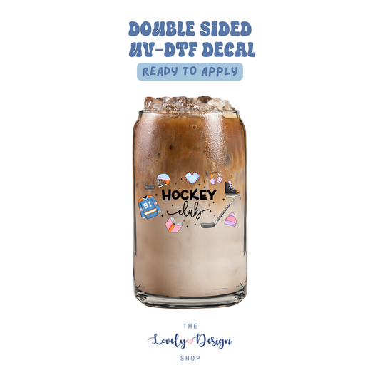 Hockey Club - UV DTF Cup Decal - May 10