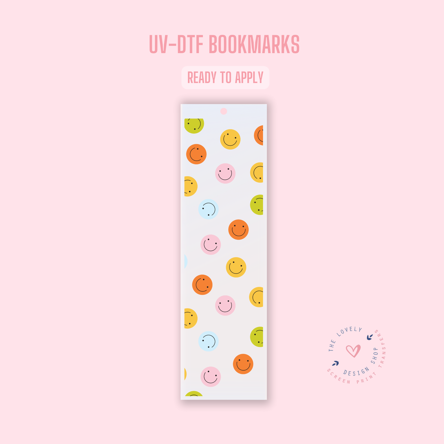 Caritas Felices - UV DTF Bookmark Decal (Ready to Ship) Jul 1