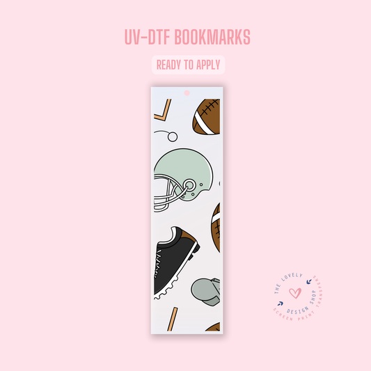 Football - UV DTF Bookmark Decal - Sep 3
