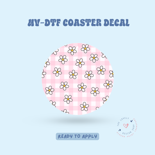 Daisy Picnic - UV DTF Coaster Decal - Feb 4