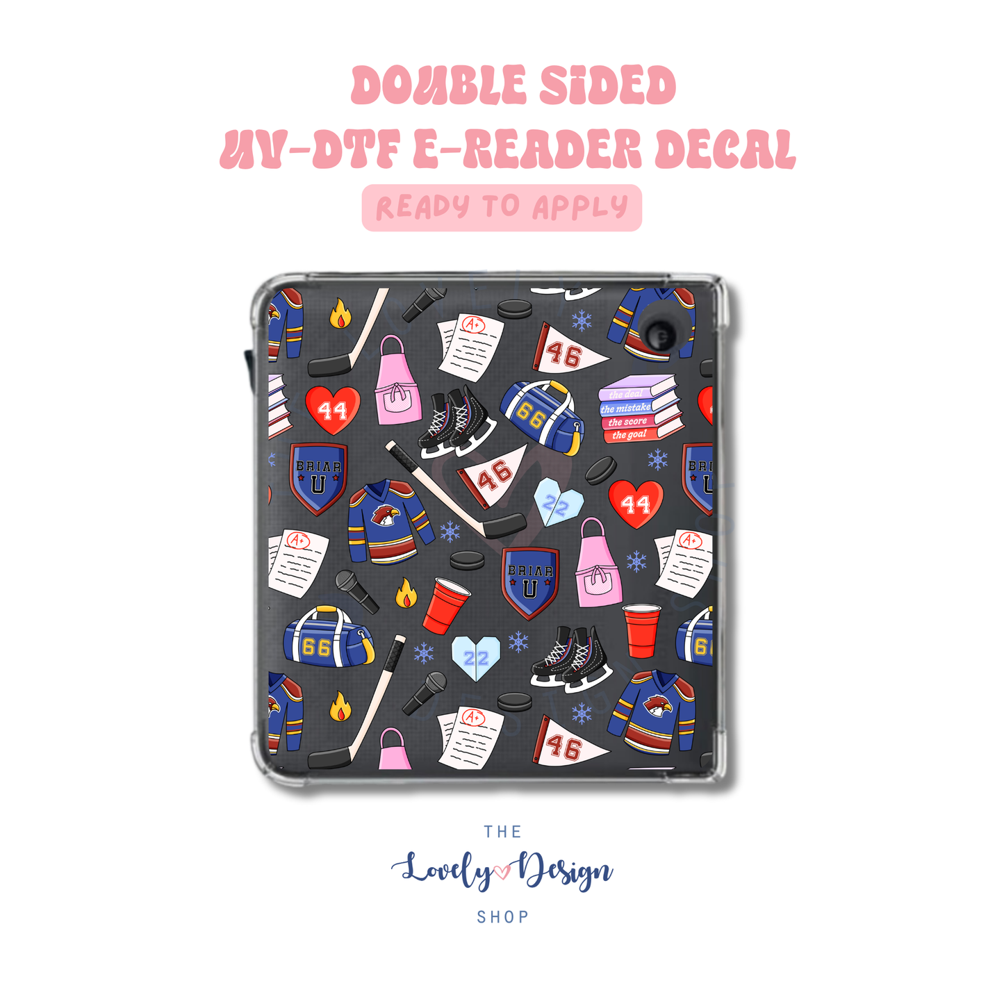 Campus Life - UV DTF E-Reader Decal - May 10