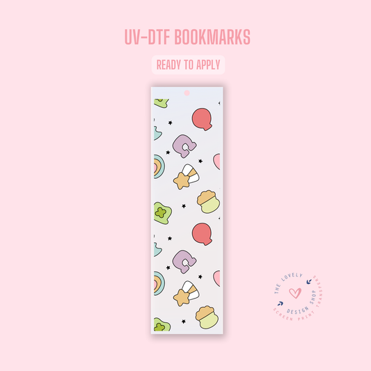 Charms - UV DTF Bookmark Decal - Jan 14