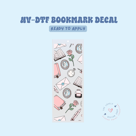 Historical Romance - UV DTF Bookmark Decal - Jan 27