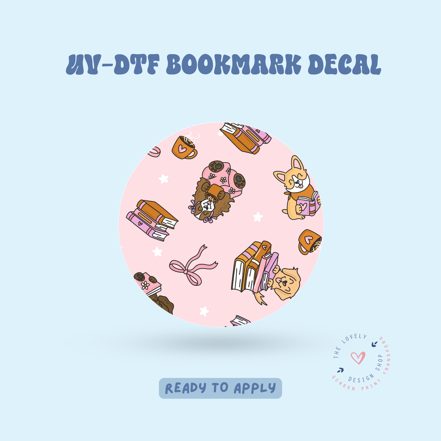 Cozy Pups - UV DTF Coaster Decal - Jan 27
