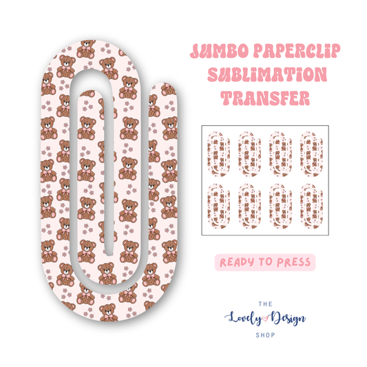 Blush Teddy - Sublimation Transfers