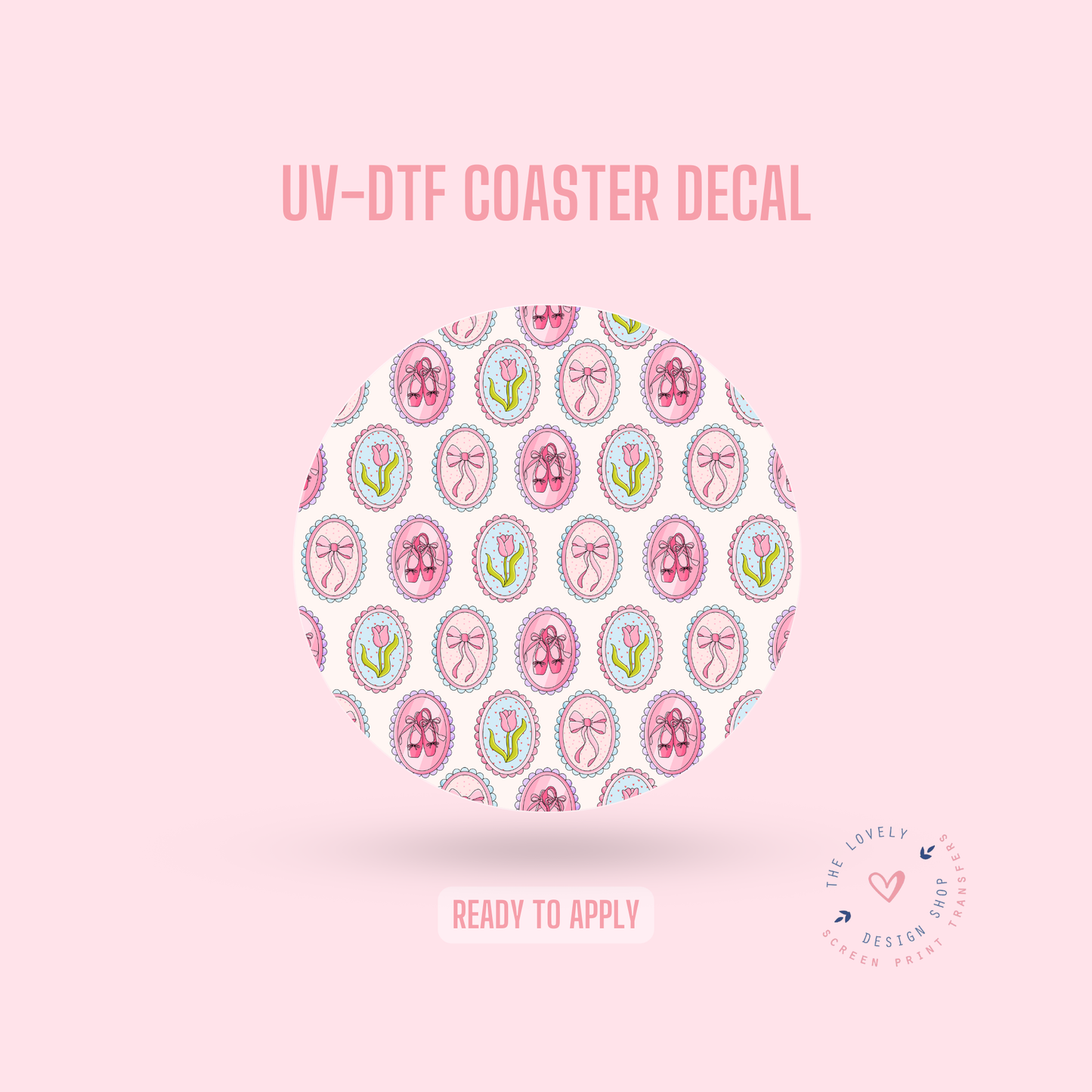 Soft Girl - UV DTF Coaster Decal - Sep 30