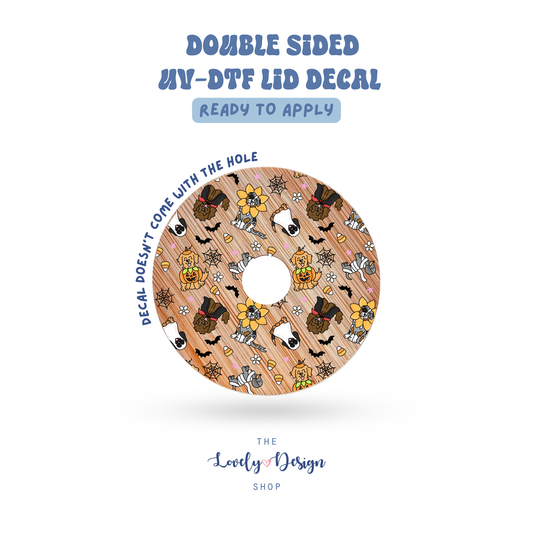 Spooky Pups - UV DTF Lid Decal - Aug 8
