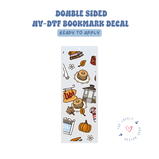 Fall GG Show - UV DTF Bookmark Decal - Aug 8