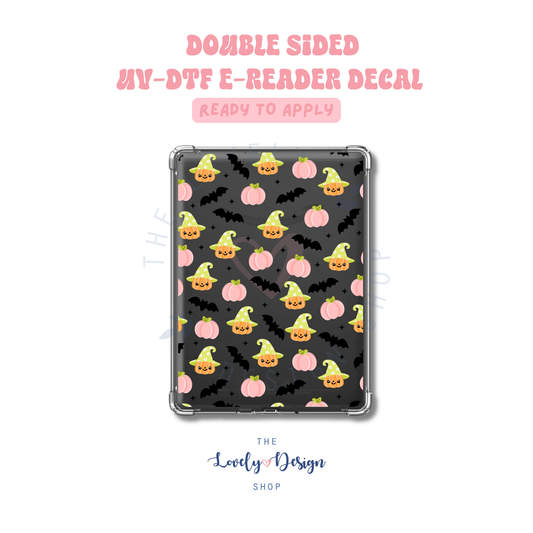 Cute Fall Bats - UV DTF E-Reader Decal - Sep 15