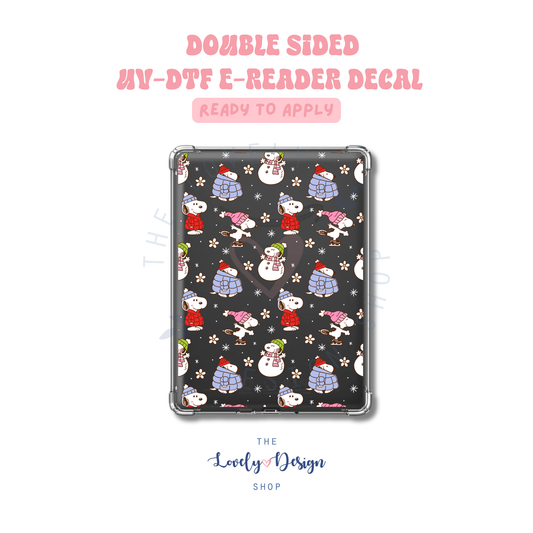 Cold Snoopy - UV DTF E-Reader Decal - Sep 15