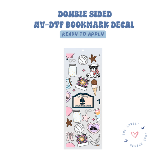 TSITP - UV DTF Bookmark Decal - Aug 8