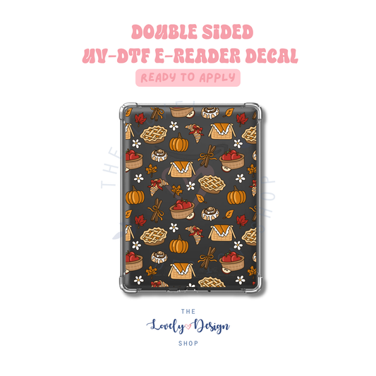 Fall Treats - UV DTF E-Reader Decal - Aug 8
