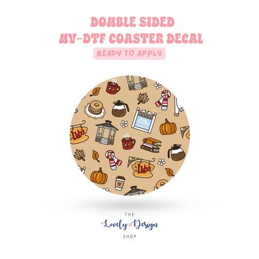 Fall GG Show - UV DTF Coaster Decal - Aug 8