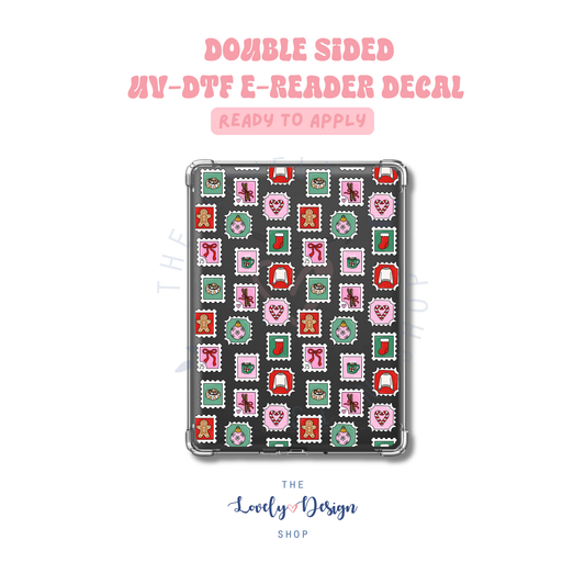 Christmas Stamps - UV DTF E-Reader Decal - Sep 15