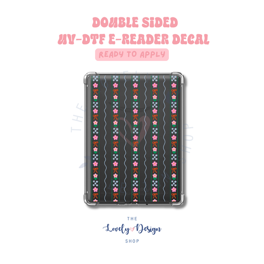 Summer Florals - UV DTF E-Reader Decal - Aug 8