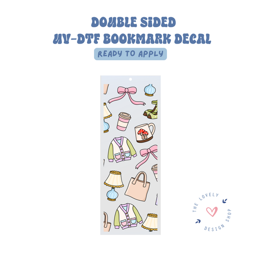 Thrifted - UV DTF Bookmark Decal - Aug 8