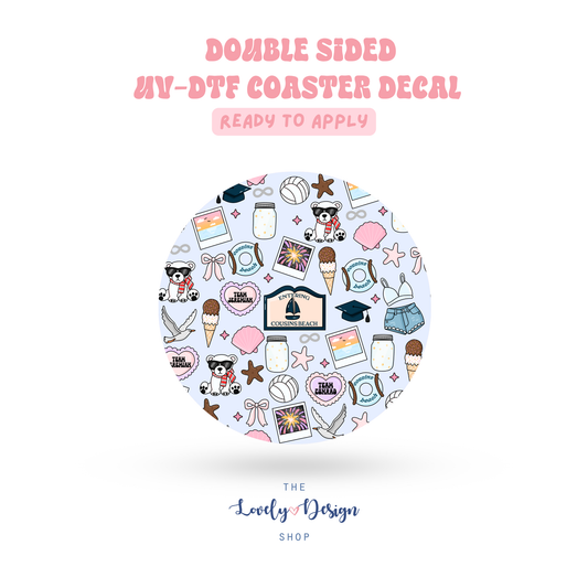 TSITP - UV DTF Coaster Decal - Aug 8