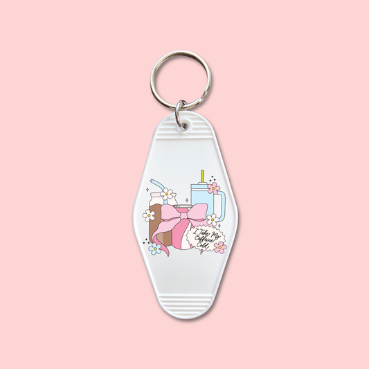 I Take My Caffeine Cold (Set of 5) -  Keychain UV DTF Decal - July 15