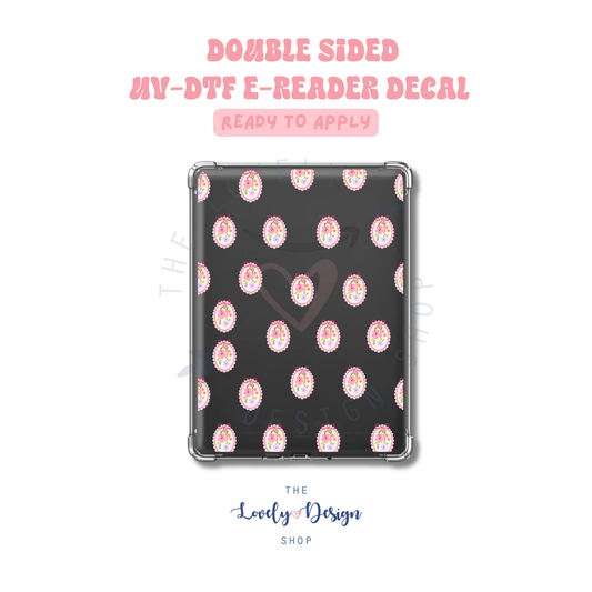 Flower Frames - UV DTF E-Reader Decal - Aug 8