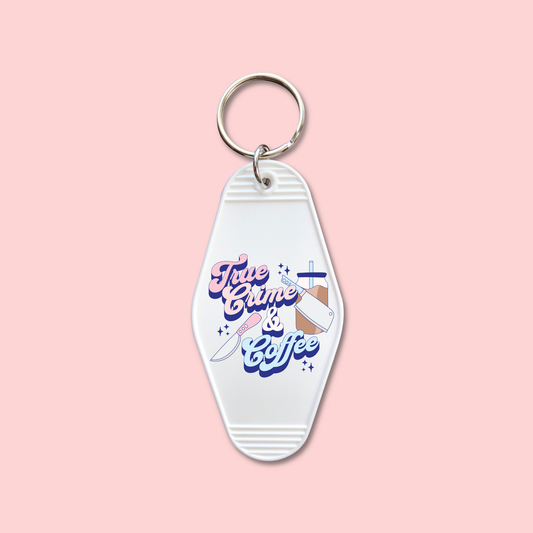 True Crime And Coffee (Set of 5) -  Keychain UV DTF Decal - July 15