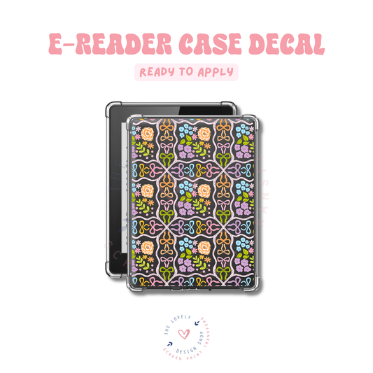 Colorful Pattern - UV DTF E-Reader Decal - Apr 23