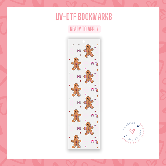 Gingerbread Girlies - UV DTF Bookmark Decal - Oct 28