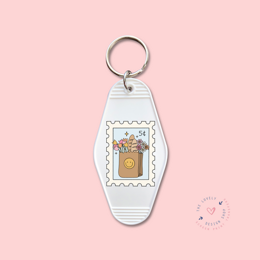 Market Stamps - Keychain UV DTF Decal - Dec 31