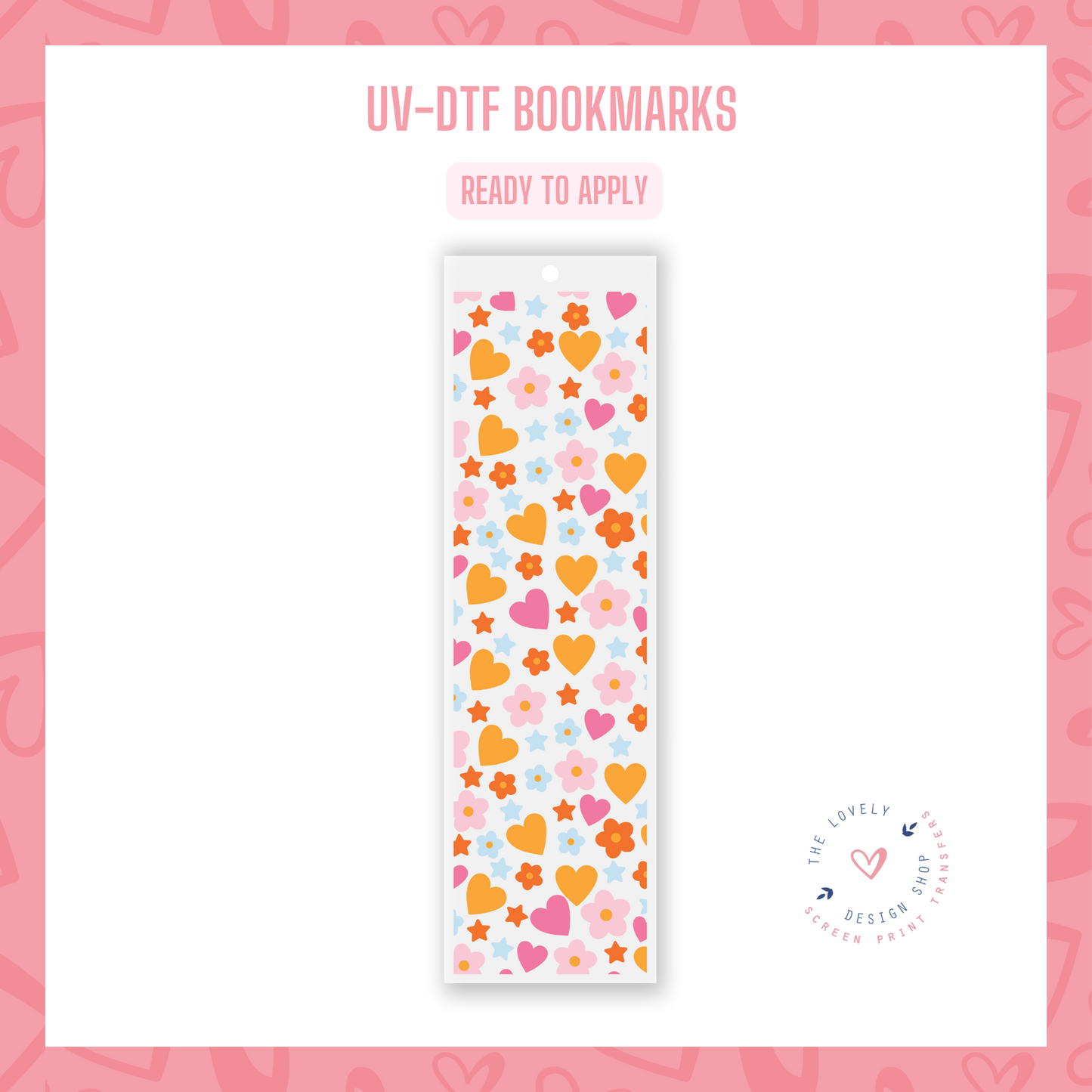 Colorful Confetti - UV DTF Bookmark Decal (Ready to Ship) May 20