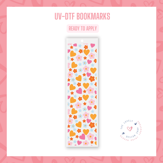 Colorful Confetti - UV DTF Bookmark Decal (Ready to Ship) May 20