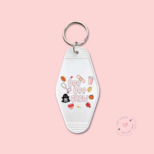 Boo Boo Crew -  Keychain UV DTF Decal - Aug 12