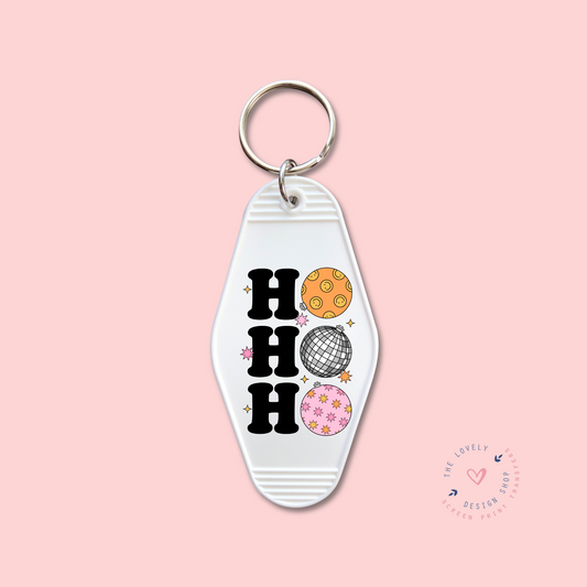 Ho Ho Ho Disco -  Keychain UV DTF Decal - Oct 15