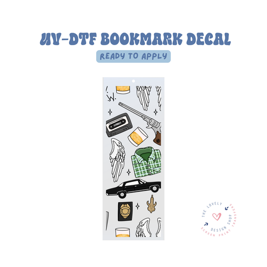Supernatural - UV DTF Bookmark Decal - Jun 11