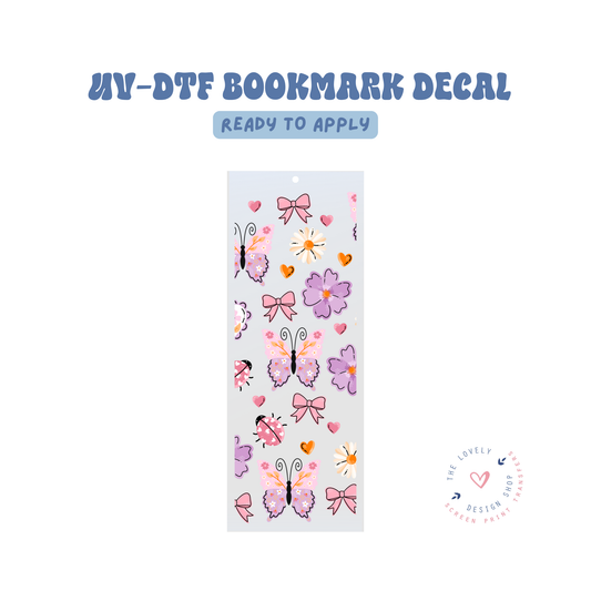 Lovely Butterfly - UV DTF Bookmark Decal - Apr 23