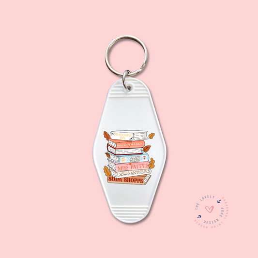Girls Show Fall Books -  Keychain UV DTF Decal - Aug 19