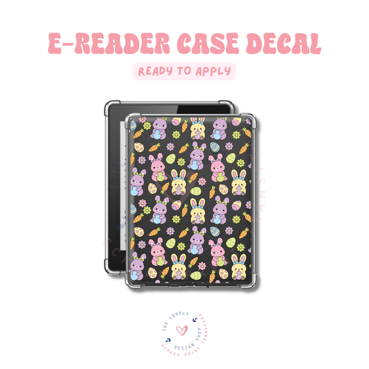 Easter Bunnies - UV DTF E-Reader Decal - Feb 12