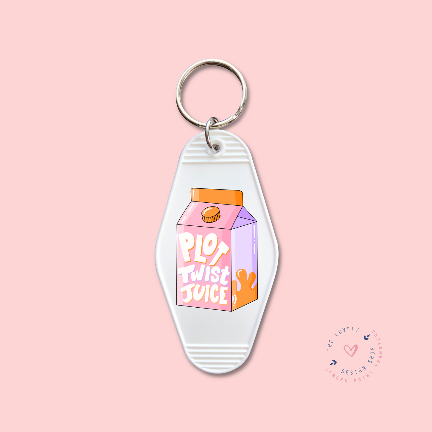 Plot Twist Juice - Keychain UV DTF Decal - Jan 20