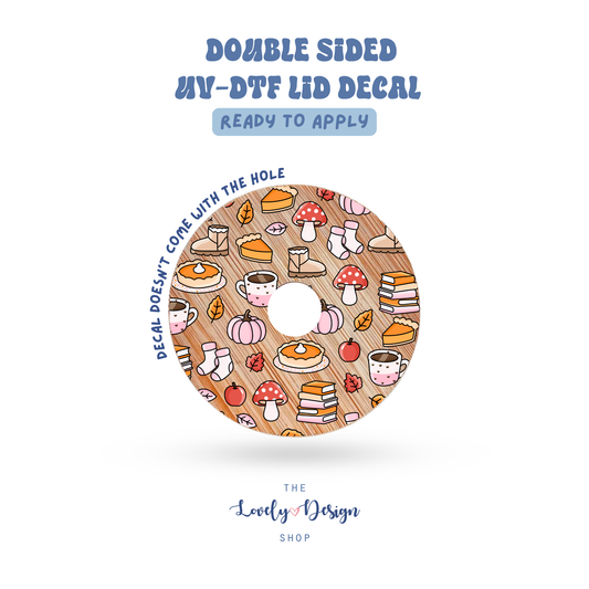 Autumn Treats - UV DTF Lid Decal - Aug 8