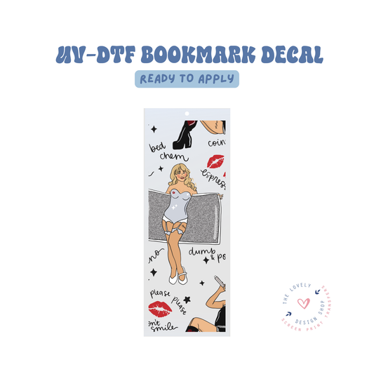 Sabri Short N' Sweet - UV DTF Bookmark Decal - Feb 4