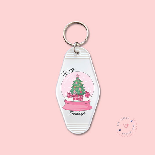 Happy Holidays -  Keychain UV DTF Decal - Sep 16