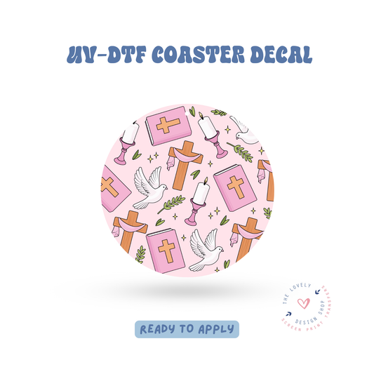 Jesus Girl - UV DTF Coaster Decal - Feb 19