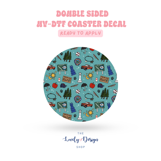 Twilight Forks Items - UV DTF Coaster Decal - Sep 15
