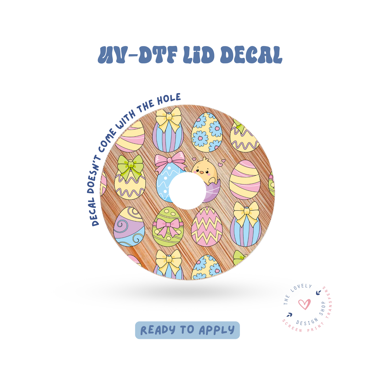 Easter Eggs - UV DTF Bookmark Decal - Feb 12