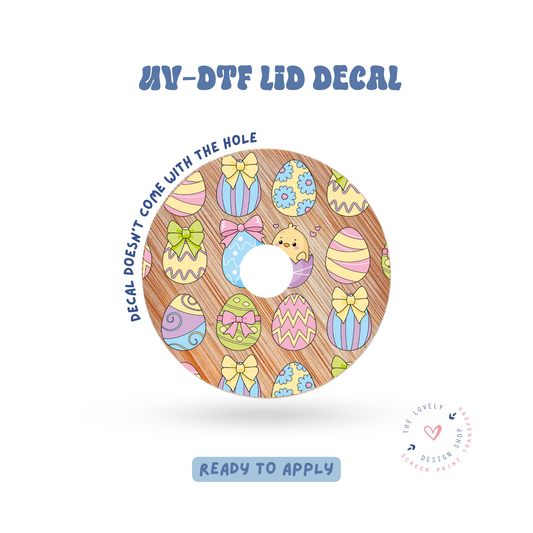 Easter Eggs - UV DTF Bookmark Decal - Feb 12