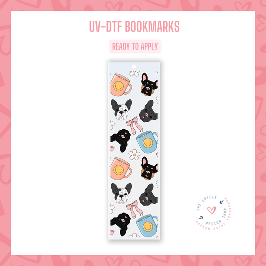 French Bulldog Things - UV DTF Bookmark Decal (Ready to Ship) Apr 1