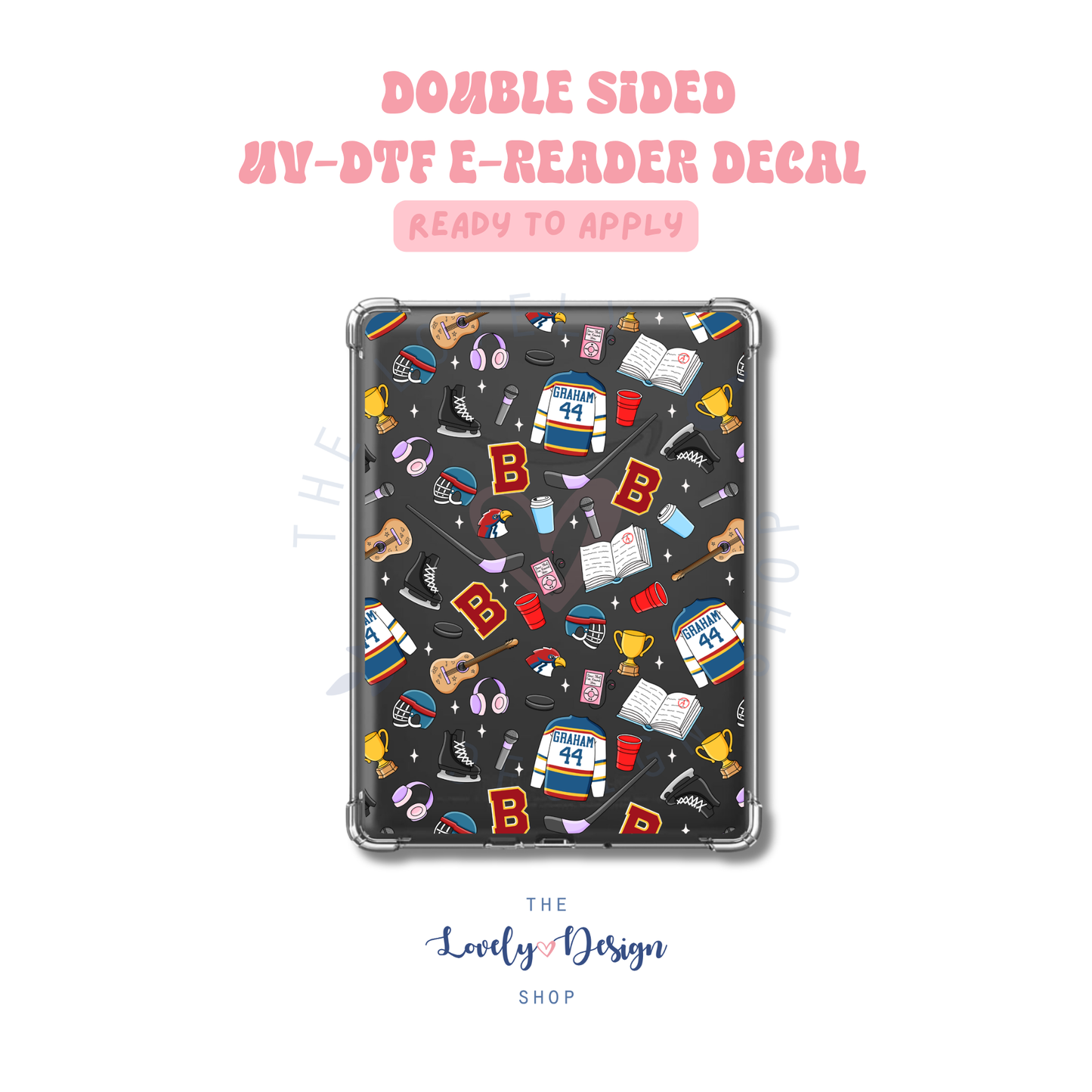 Campus Life 4 - UV DTF E-Reader Decal - July 24