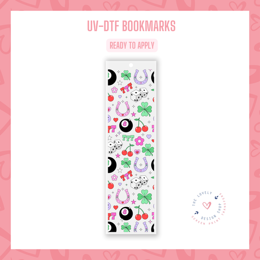 Just My Luck - UV DTF Bookmark Decal - Jan 20