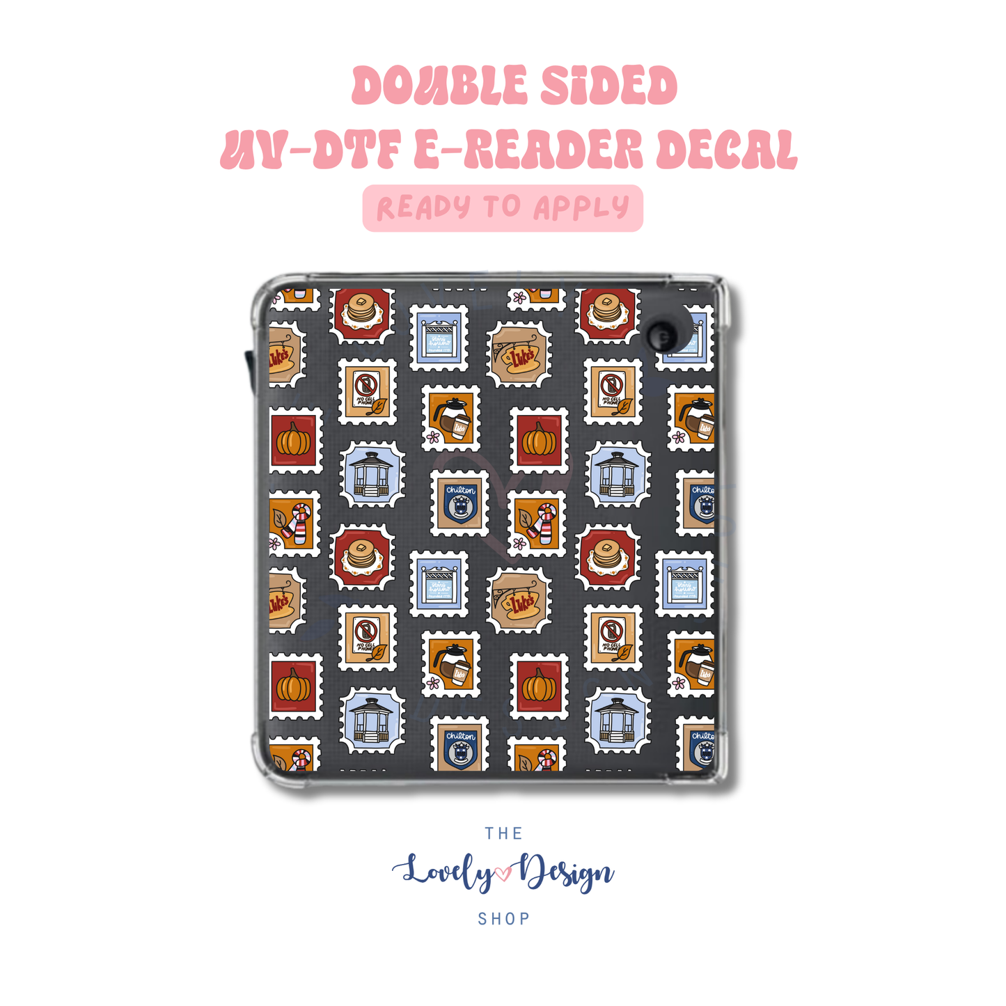 GG Show Stamps - UV DTF E-Reader Decal - Aug 8