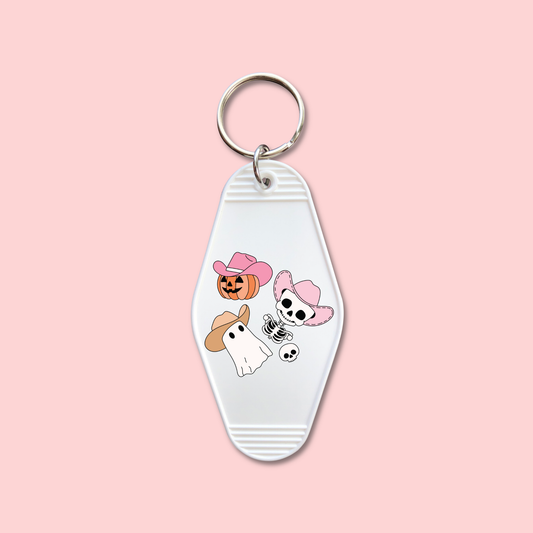 Howdy Halloween Characters (Set of 5) -  Keychain UV DTF Decal - July 15